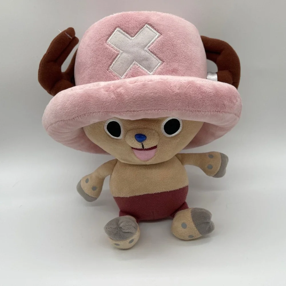 One Piece Tony Tony Chopper Plush Pink Hat Anime Stuffed Toy Character 8 Inch